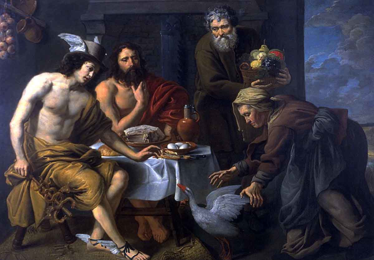oost mercury jupiter philemon baucis painting