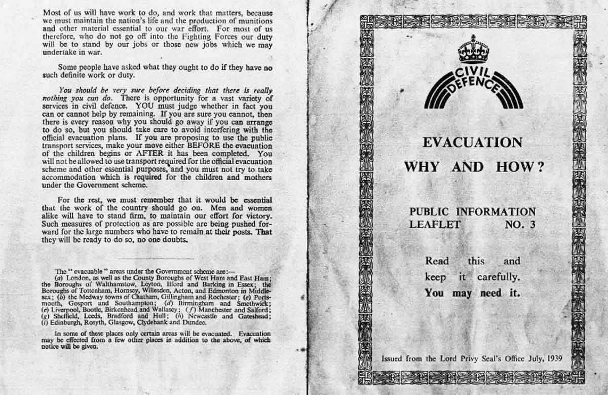 operation pied piper leaflet photo