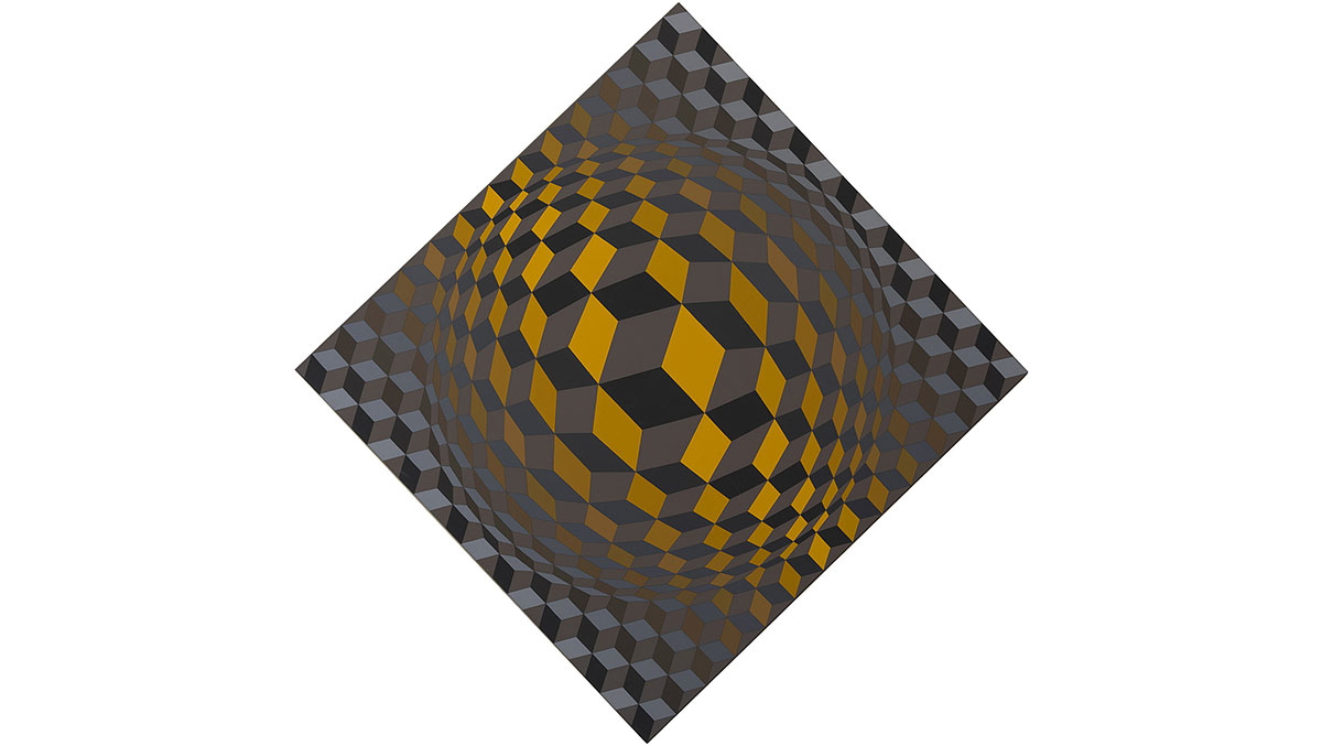 optical ilussion art cheyt m vasarely 1970