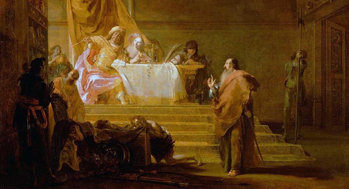 painting solon before croesus