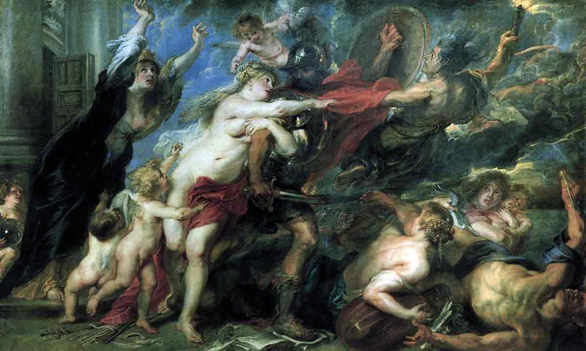 peter paul rubens horrors of war painting