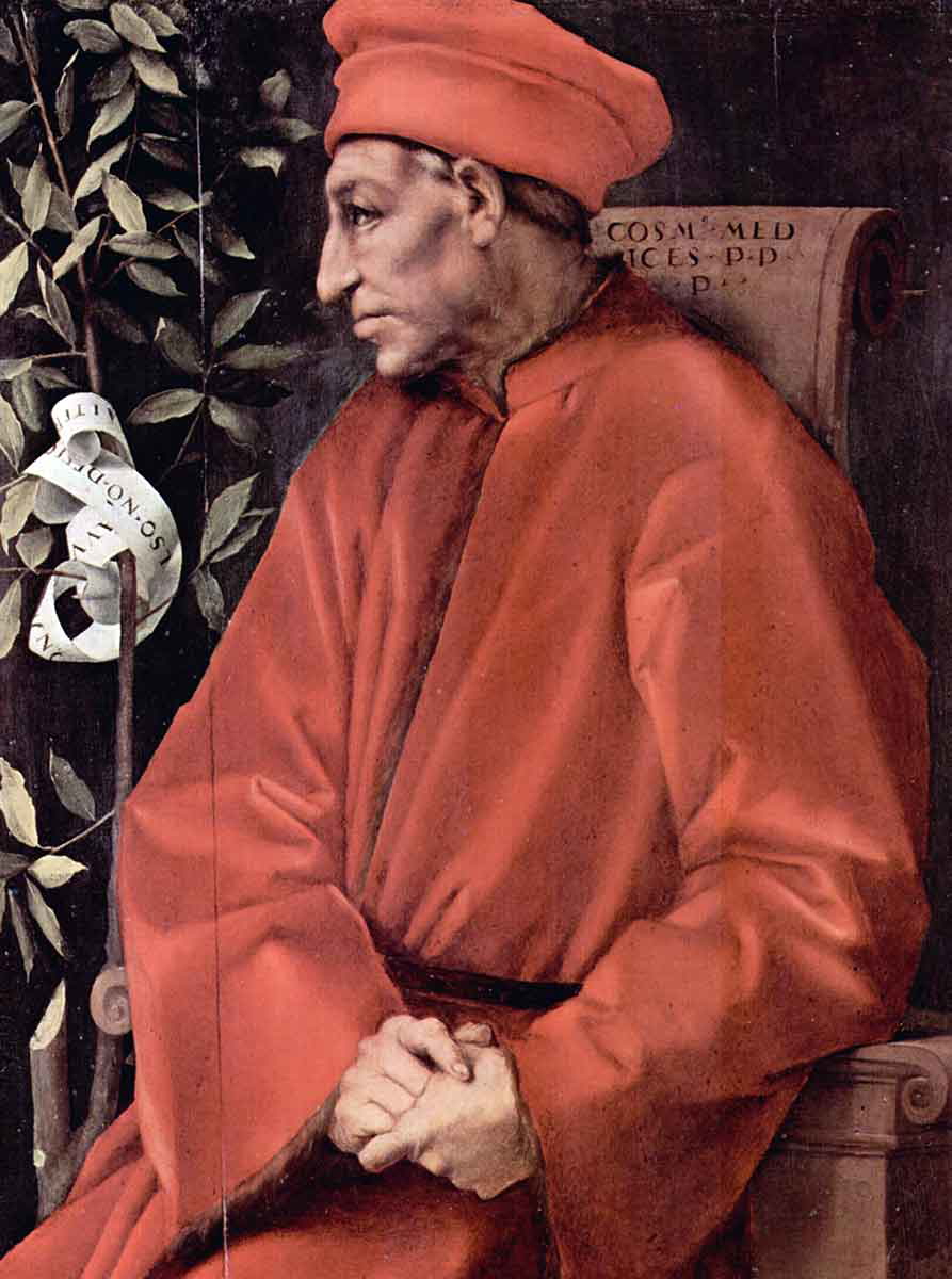 pontormo portrait cosimo elder painting