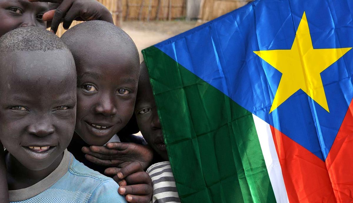poorest country in africa south sudan flag