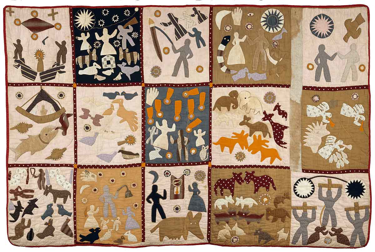 powers pictorial quilt