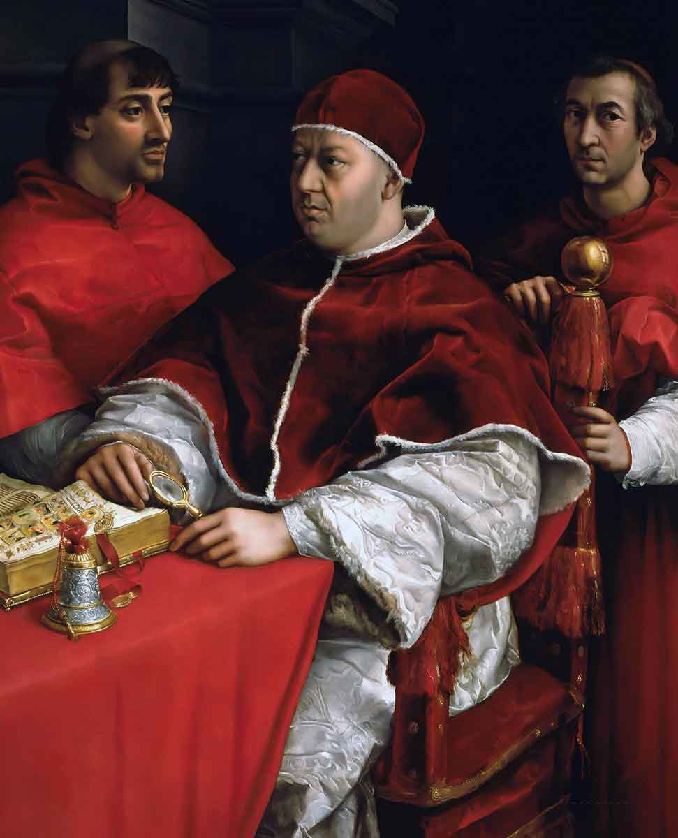 raphael portrait pope leo painting
