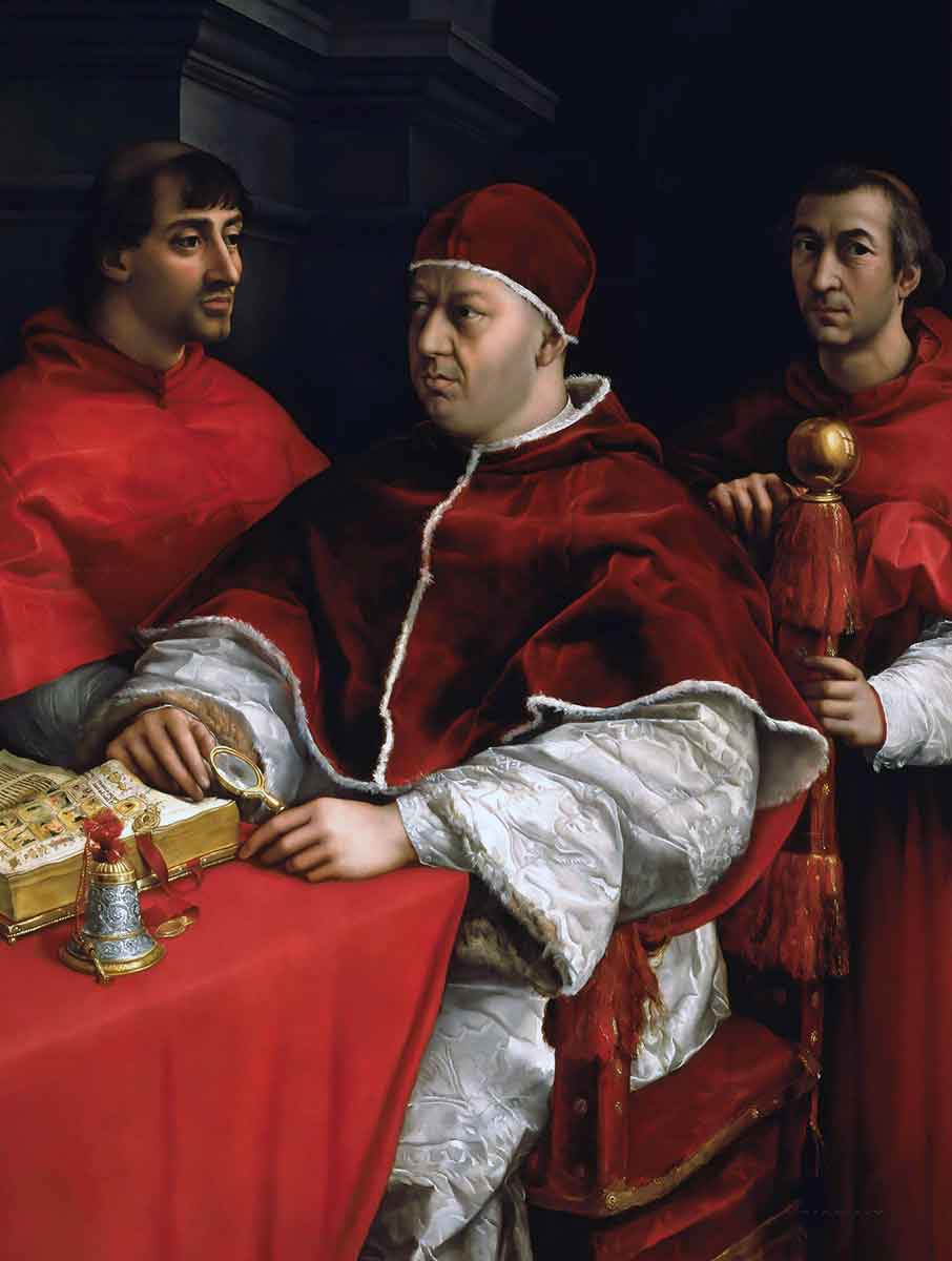 raphael portrait pope leo painting