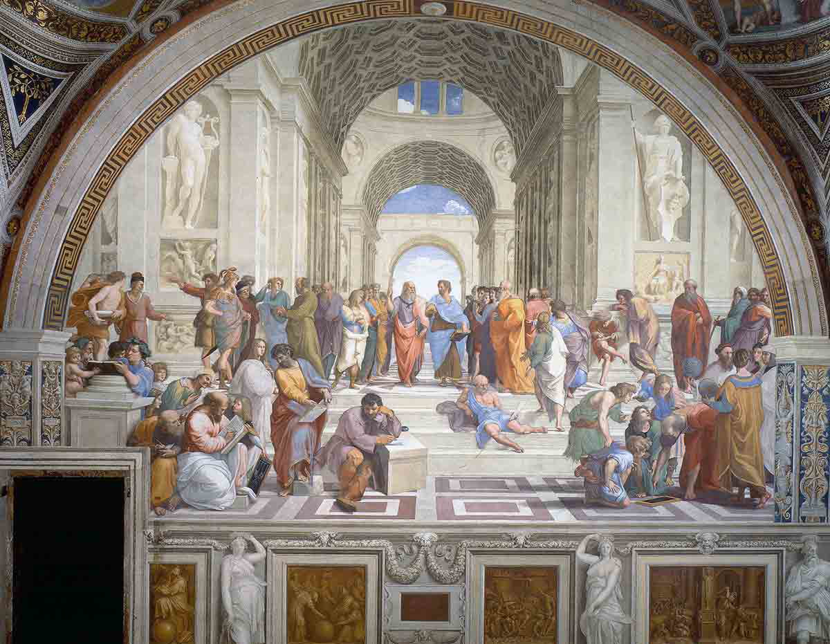 raphael school of athens fresco