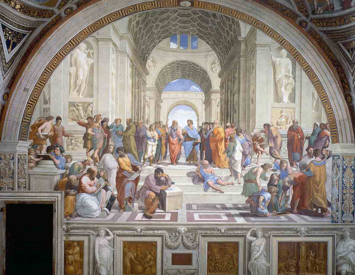 raphael school of athens fresco