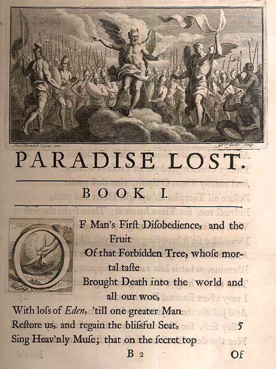 rare book paradise lost 1720