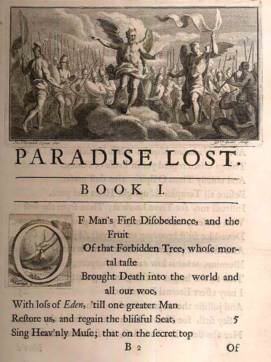 rare book paradise lost 1720
