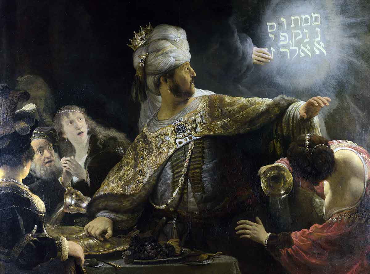 rembrandt belsazzar