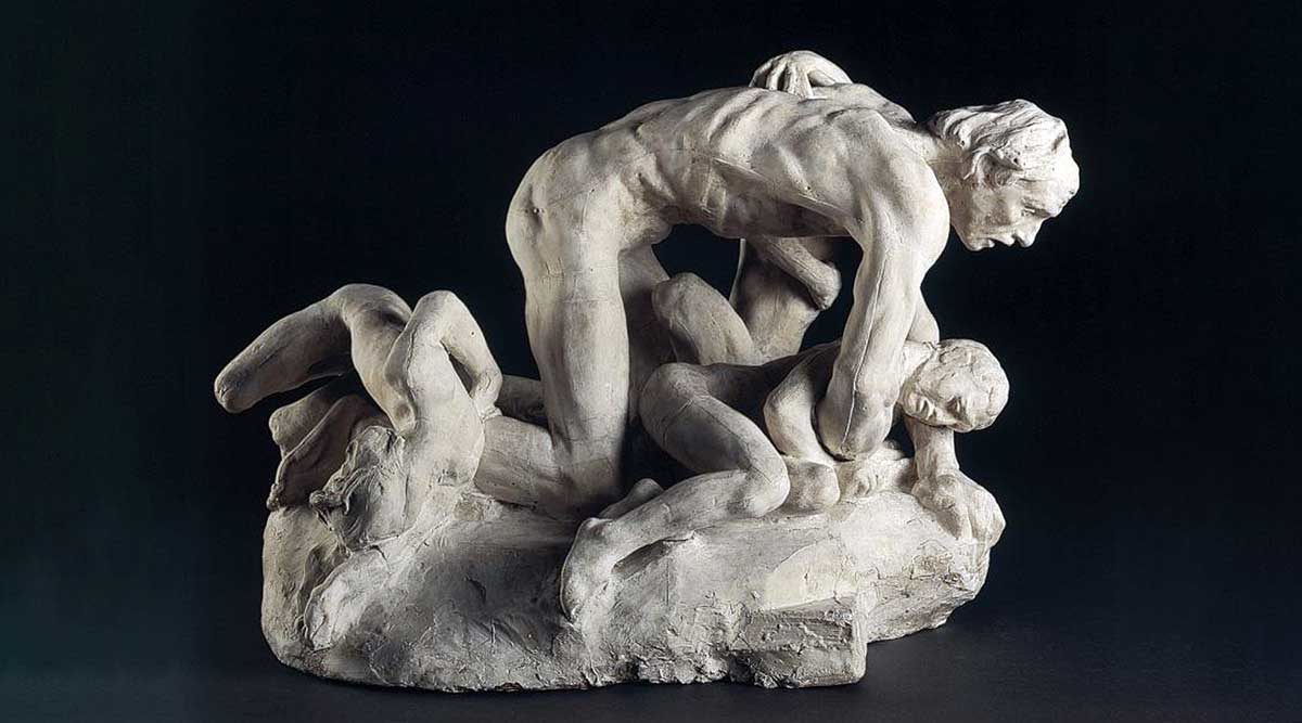 rodin gates of hell ugolino sculpture
