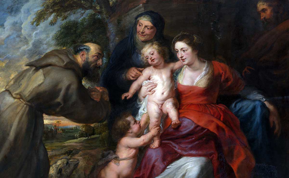 rubens holy family stjohn