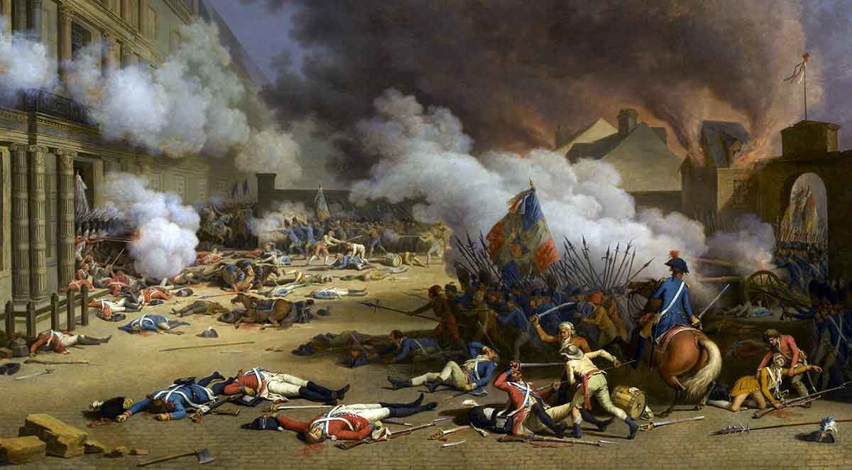 run on the tuileries jacques bertaux