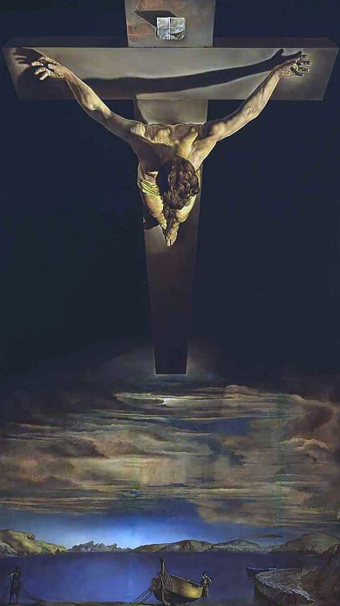 salvador dali christ of saint john painting