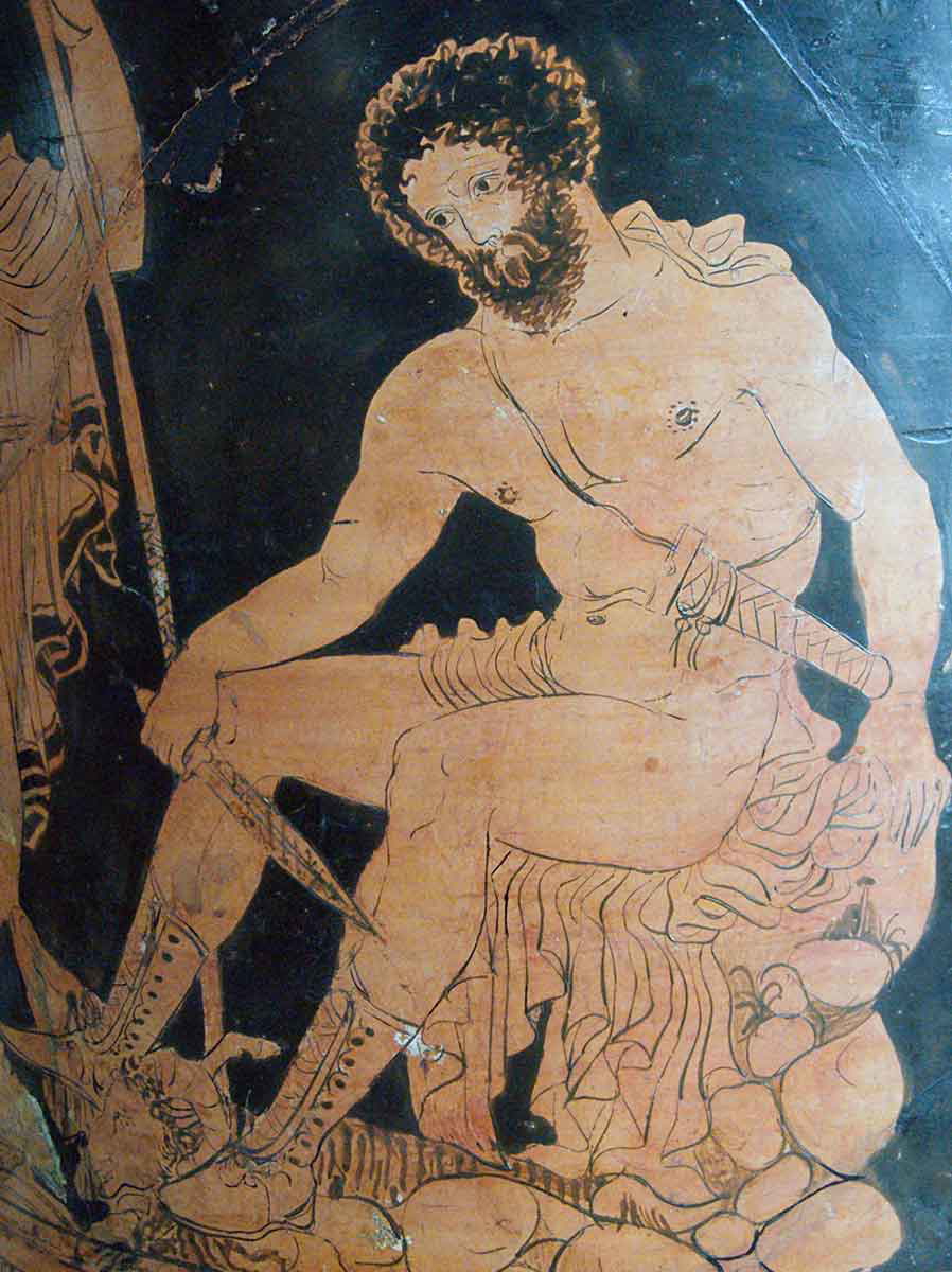 seated odysseus