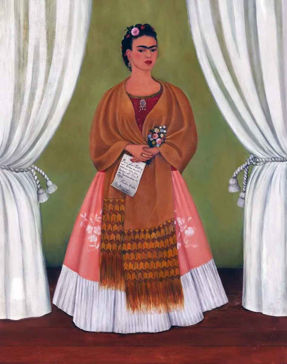 self portrait dedicated to leon trotsky frida kahlo