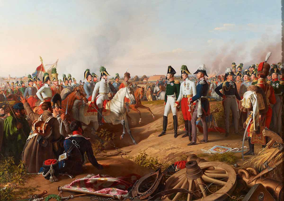 siegesmeldung nach der schlacht bei leipzig johann peter krafft