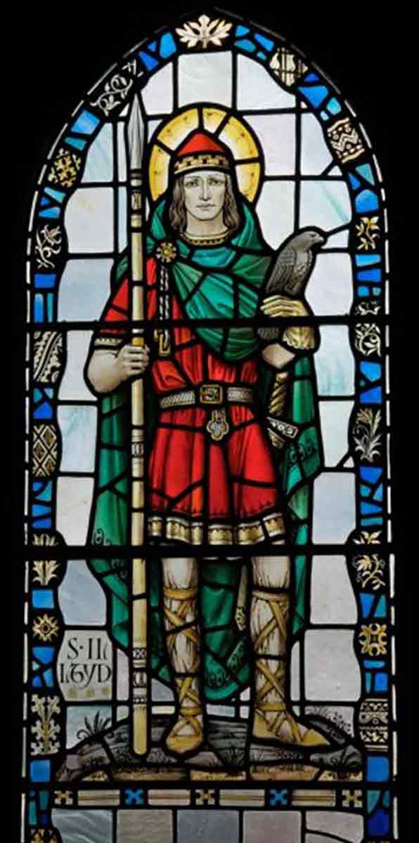 st illtud stained glass