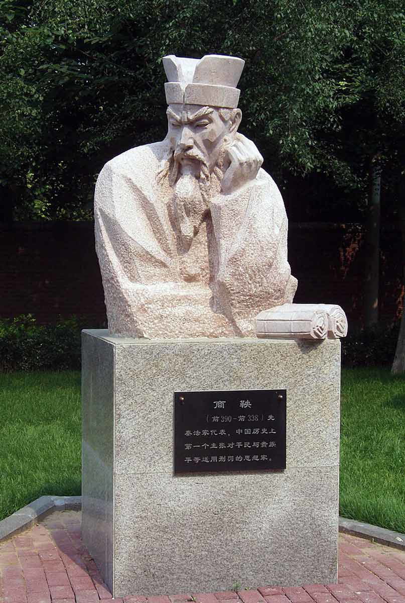 statue of shang yang