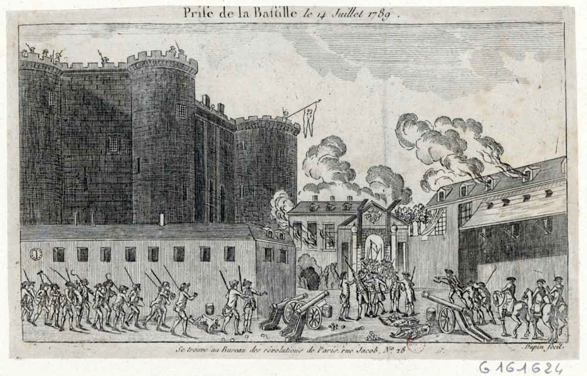 storming of the bastille july 14 1789