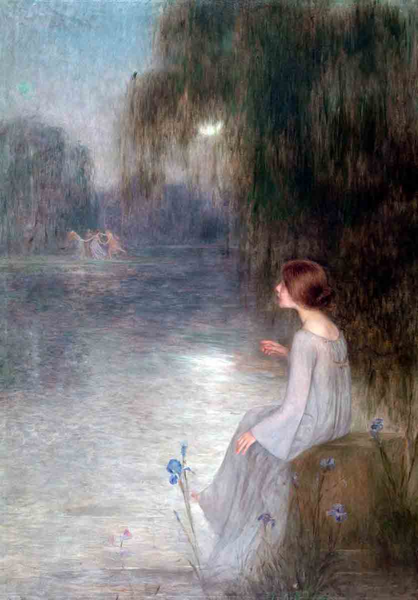 symbolist women artist brull dream painting