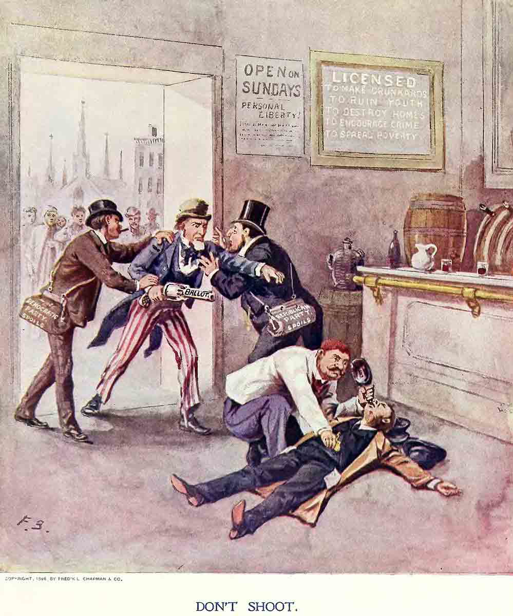 temperance movement cartoon frank beard prohibition