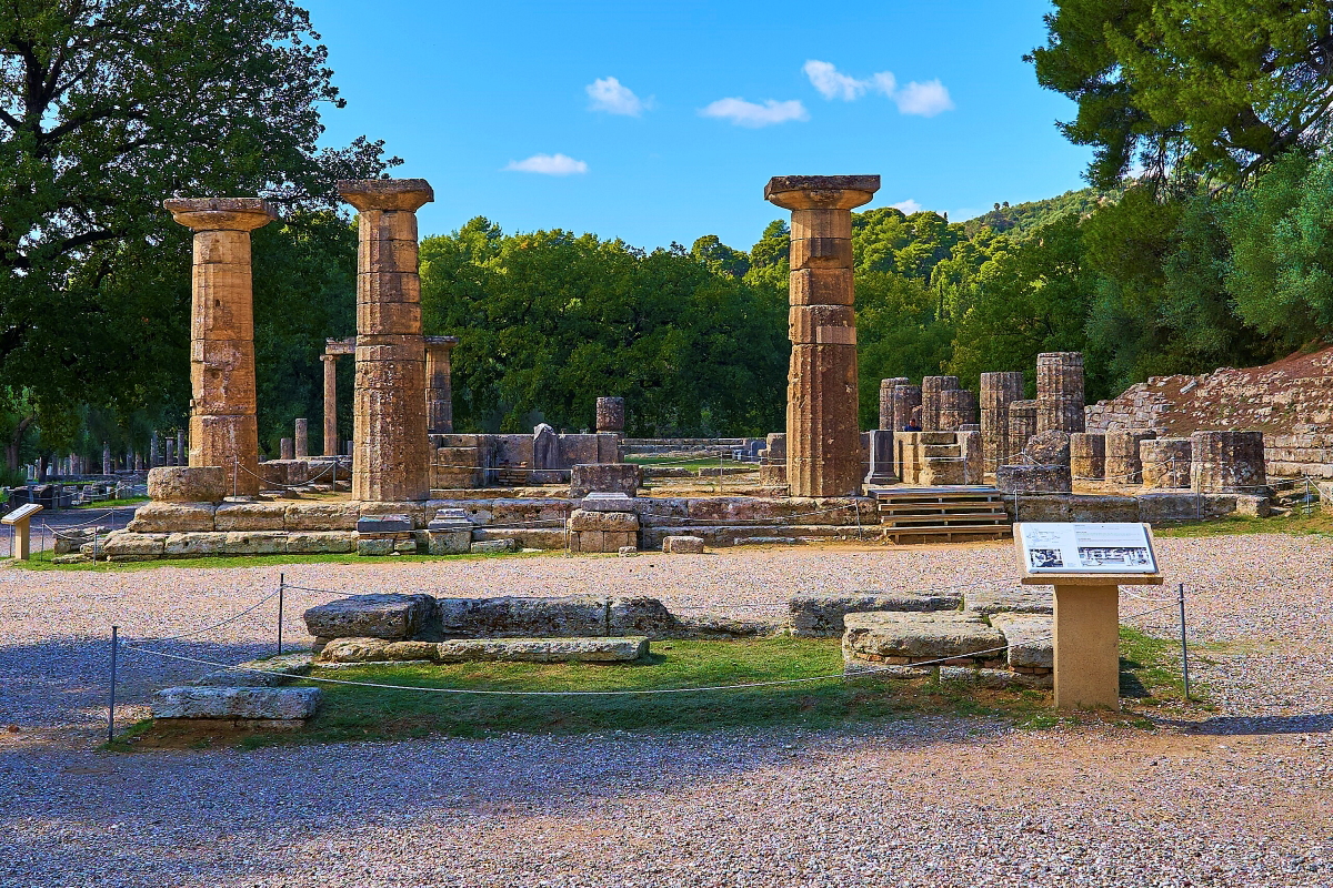 temple hera olympia greece