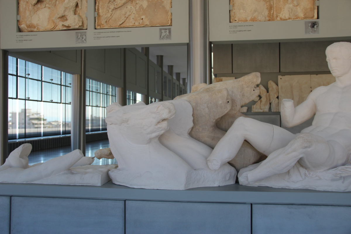 temple pediment fragment