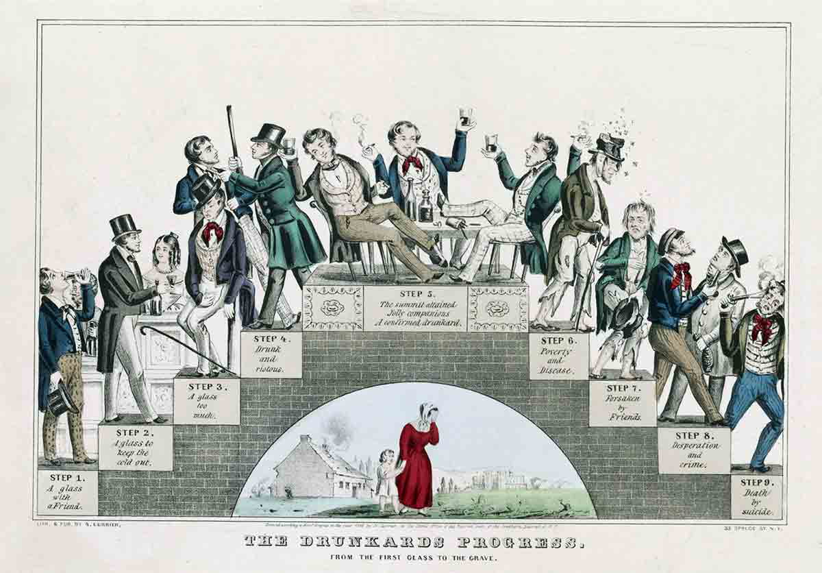 the drunkards progress
