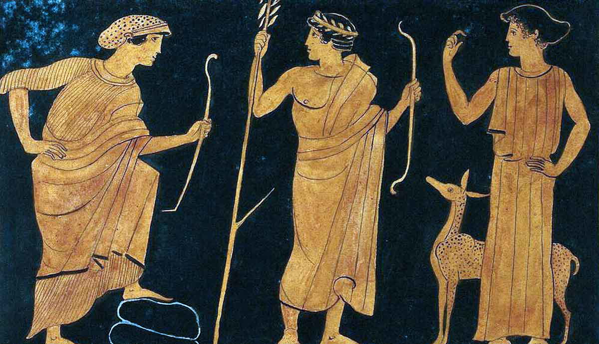 two archers and artemis