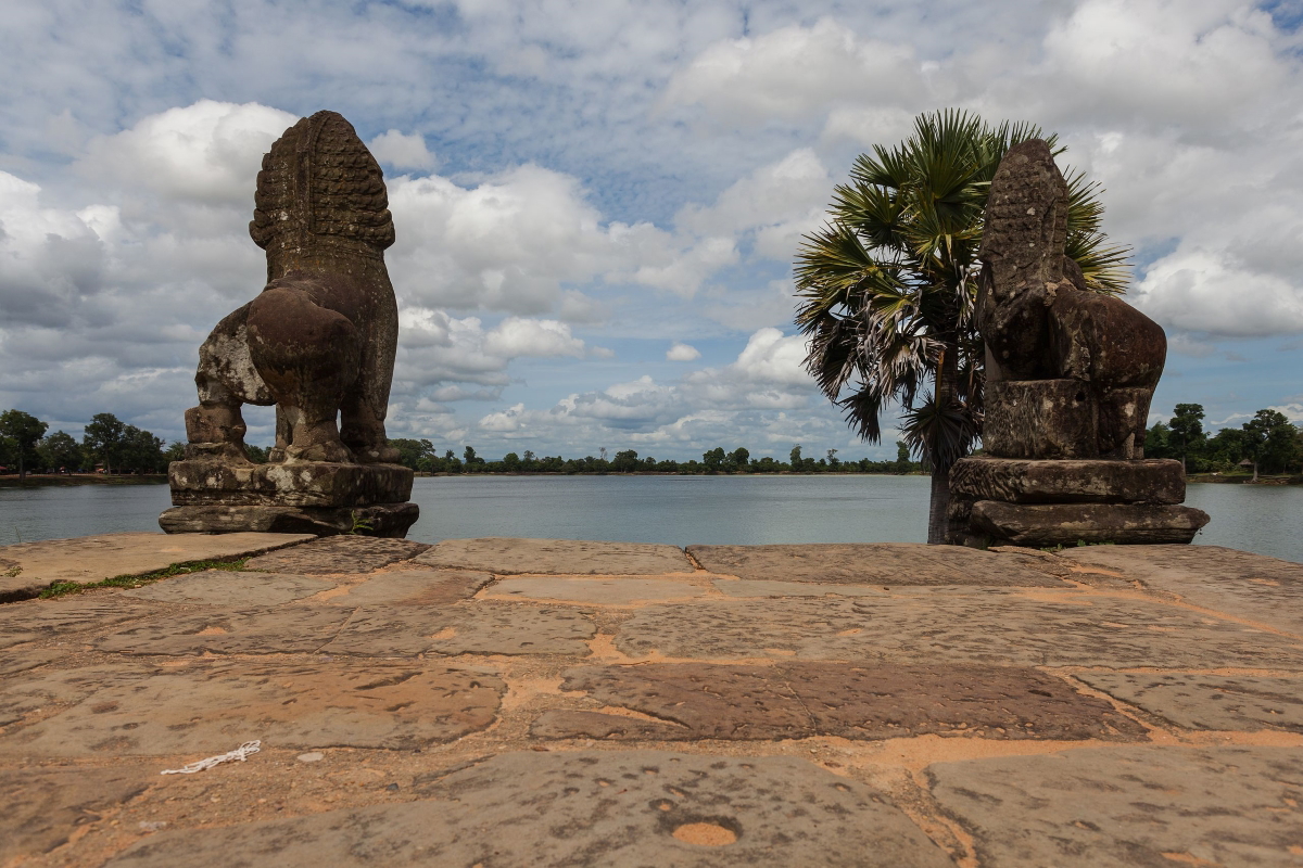 water reservoir baray cambodia