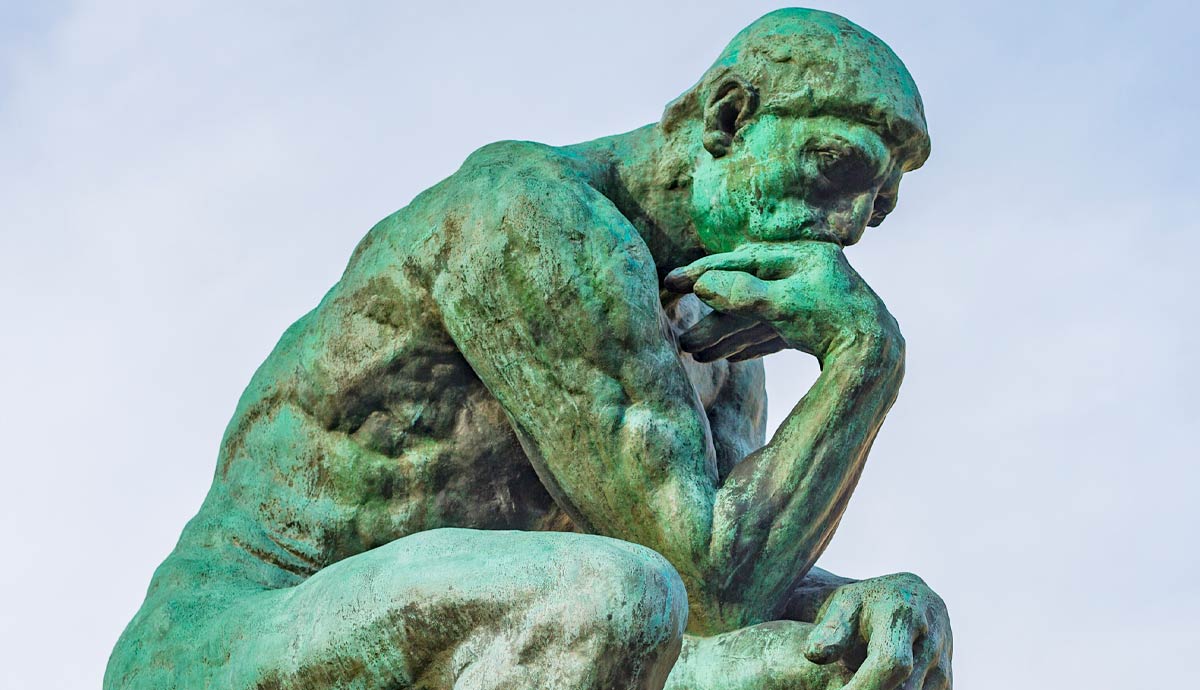 what is rodin thinker thinking about