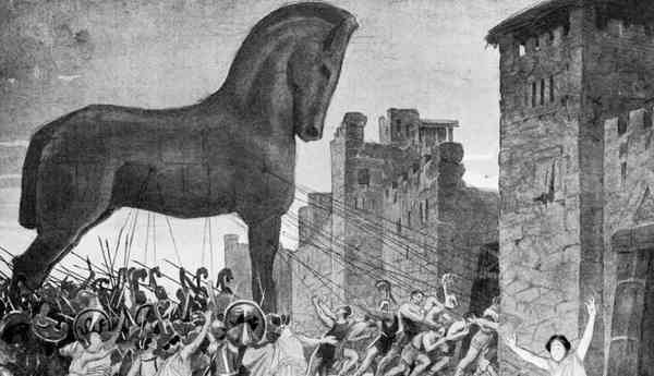 who caused trojan war