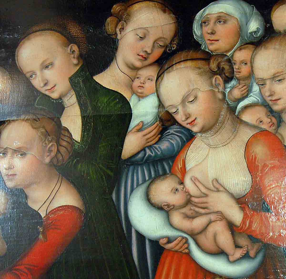 women and babies cranach thomas seymour