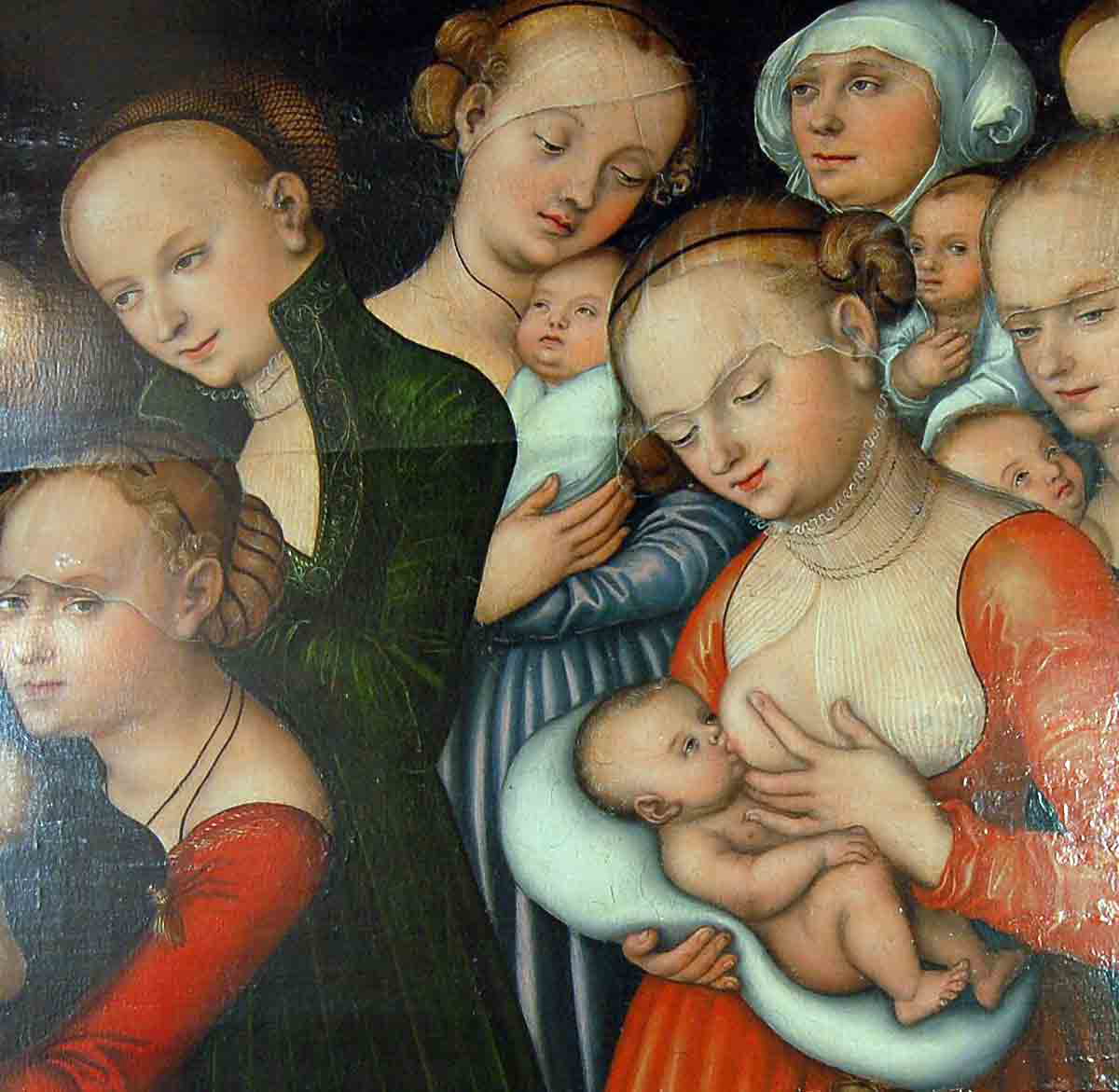 women and babies cranach thomas seymour