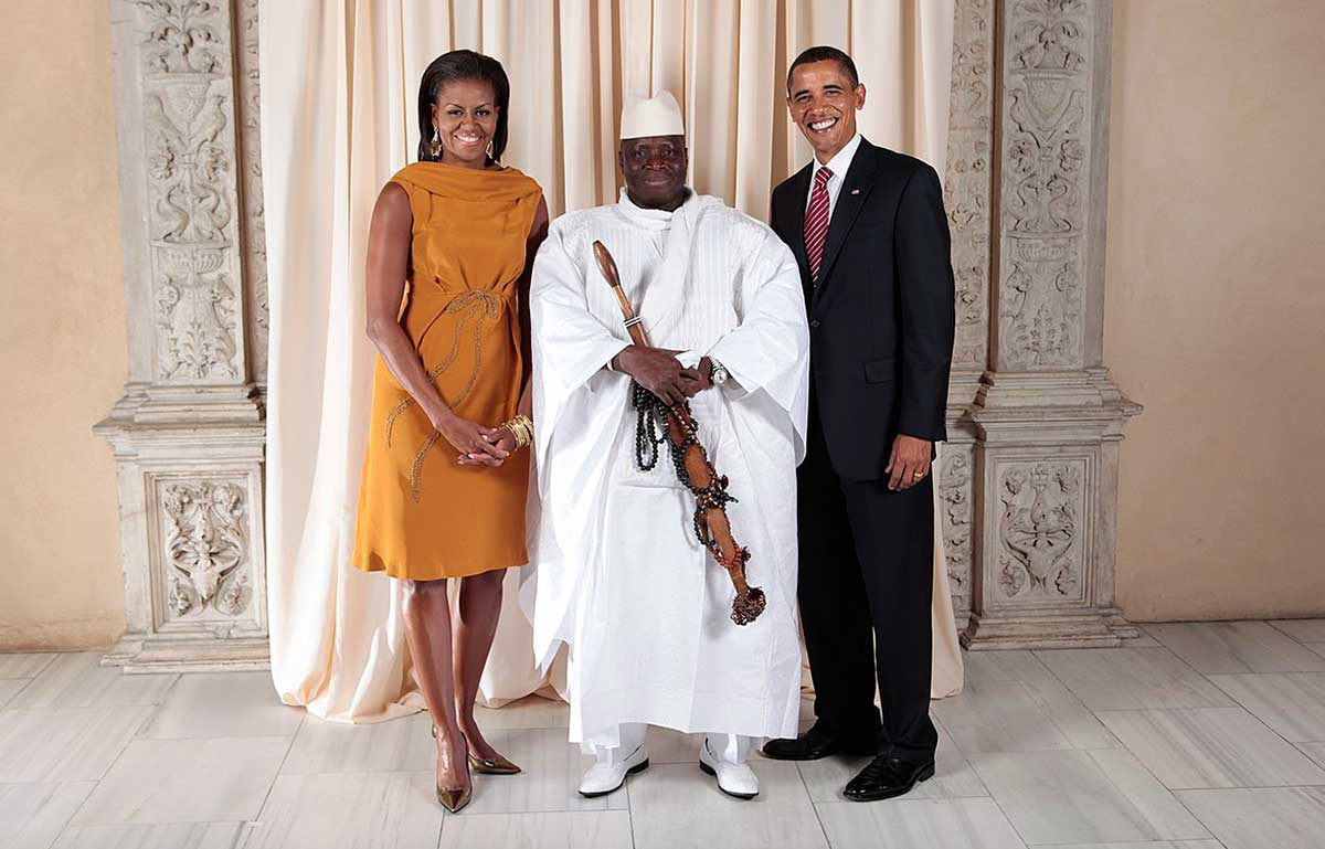 yahya jammeh white house famous dictators