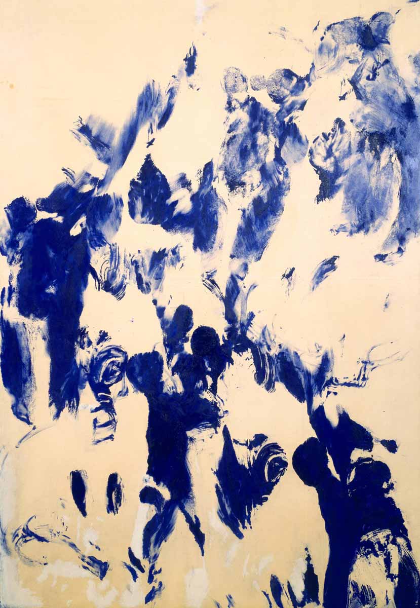 yves klein untitled anthropometry painting