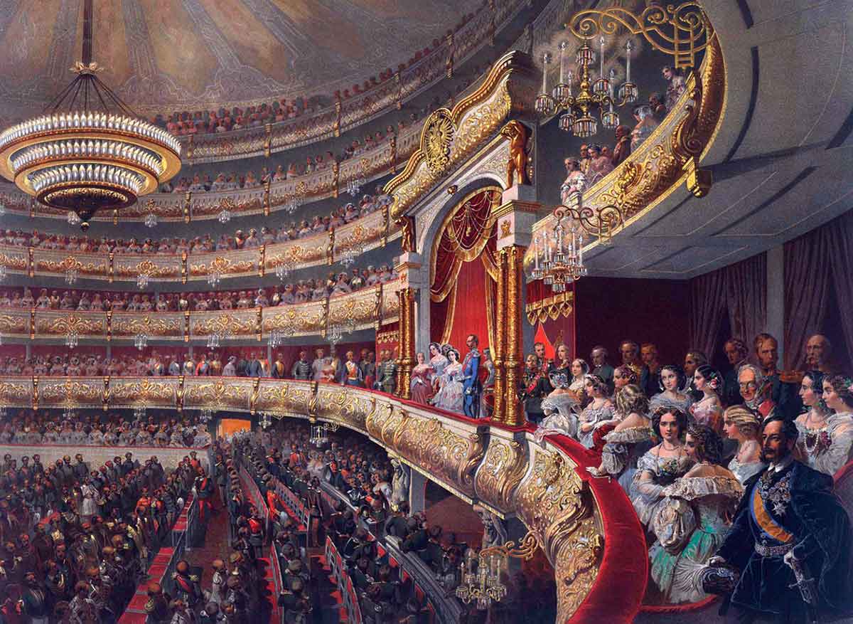 zichy mihaly bolshoi theatre 1856 painting