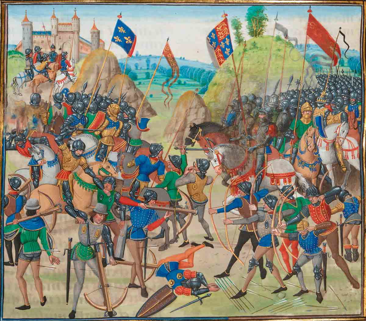 Battle crecy froissart