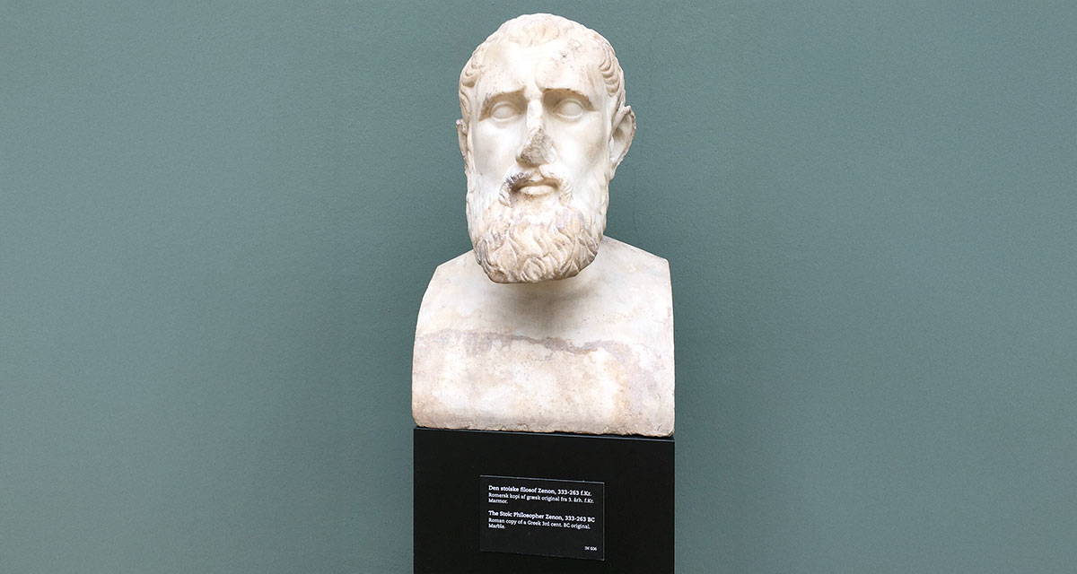Bust Zeno Stoic Philosopher