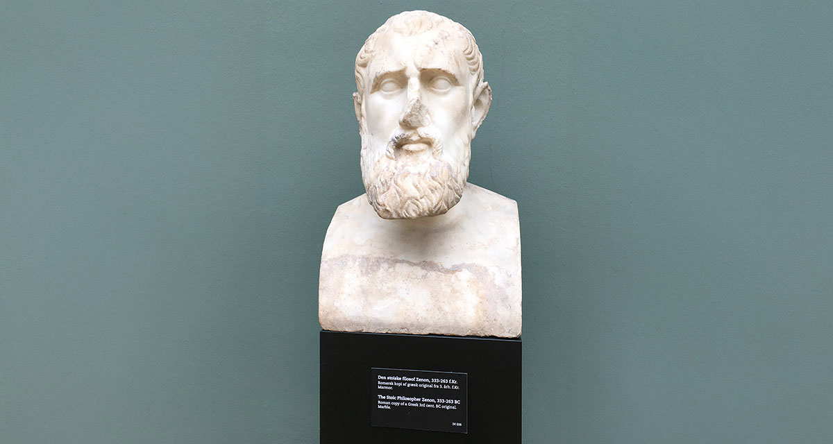 Bust Zeno Stoic Philosopher