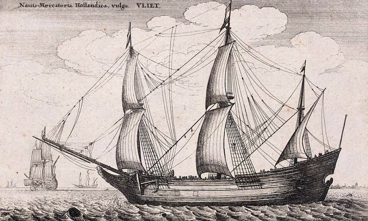Dutch fluyt ship