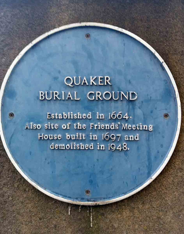 Quaker burial ground