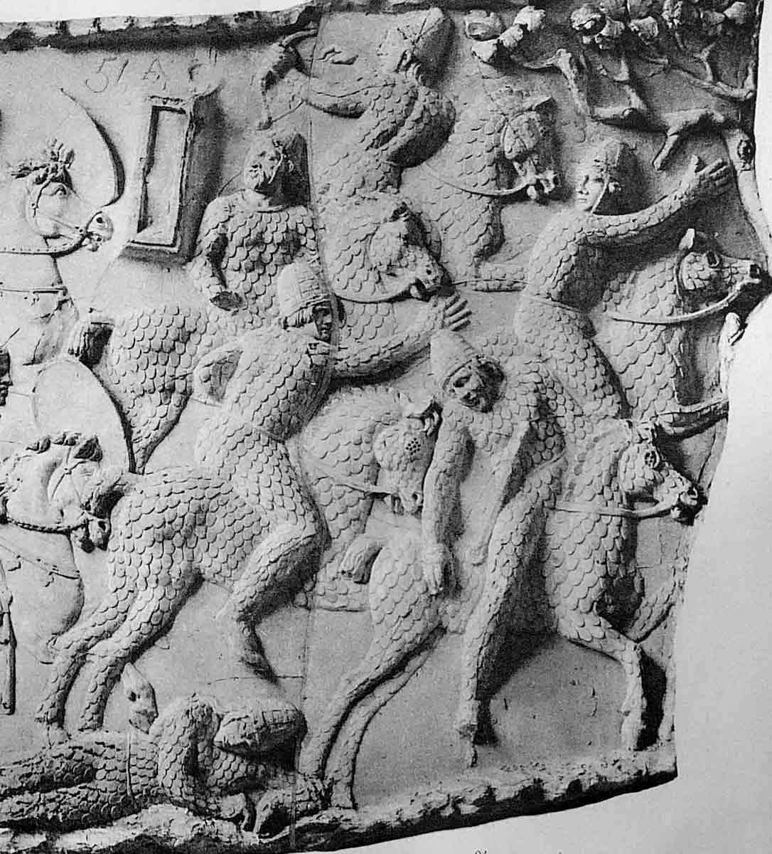 Sarmatian cavalry trajan_s column second century ce