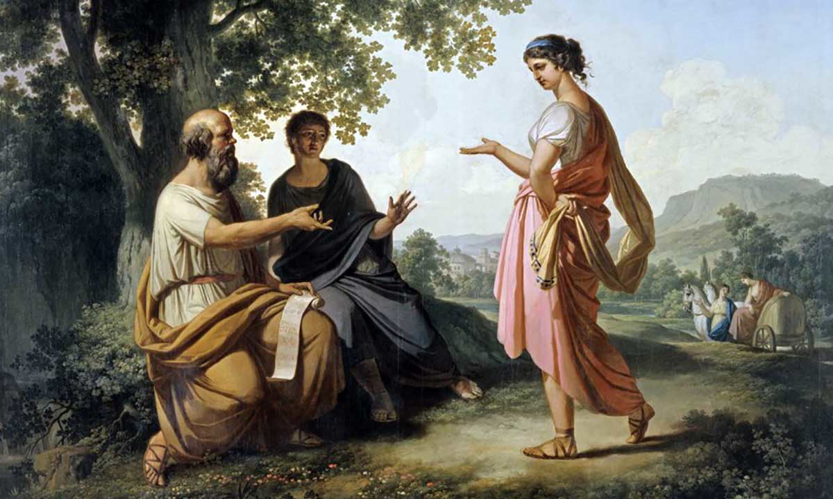 Socrates with Disciple and Diotima