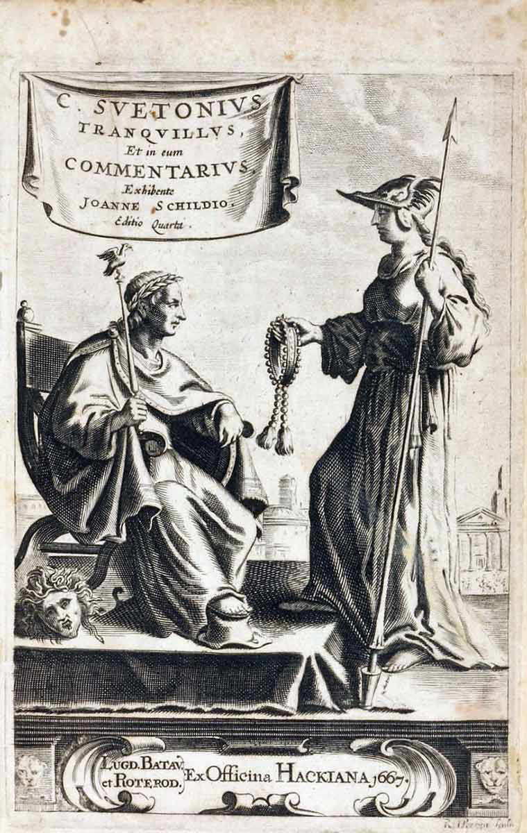 Suetonius book drawing