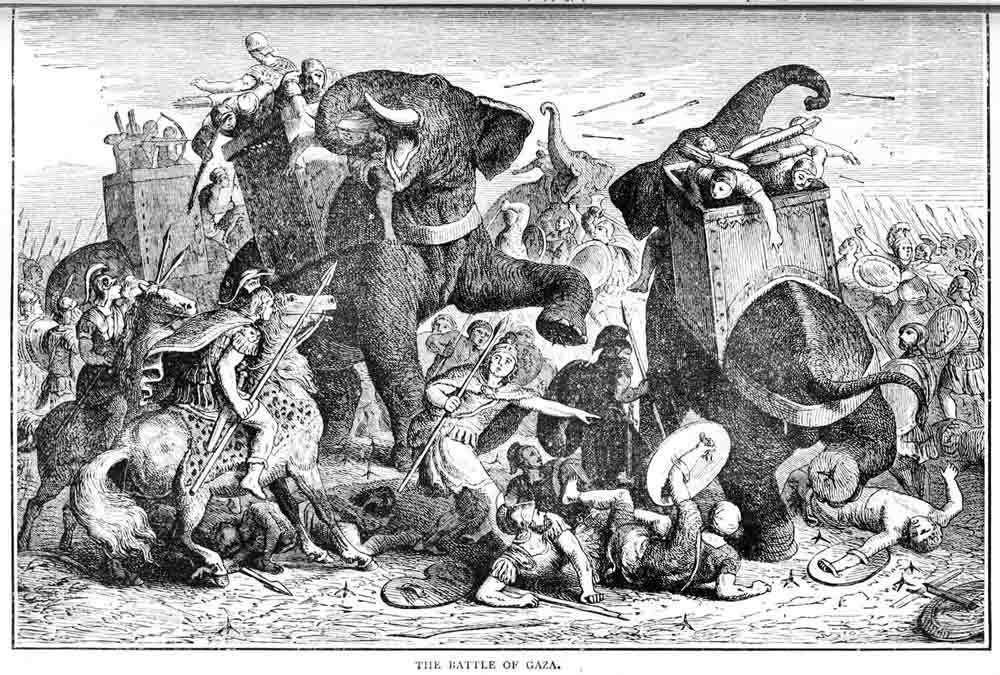 The Battle of Gaza 312 BCE 1881 Wikipedia