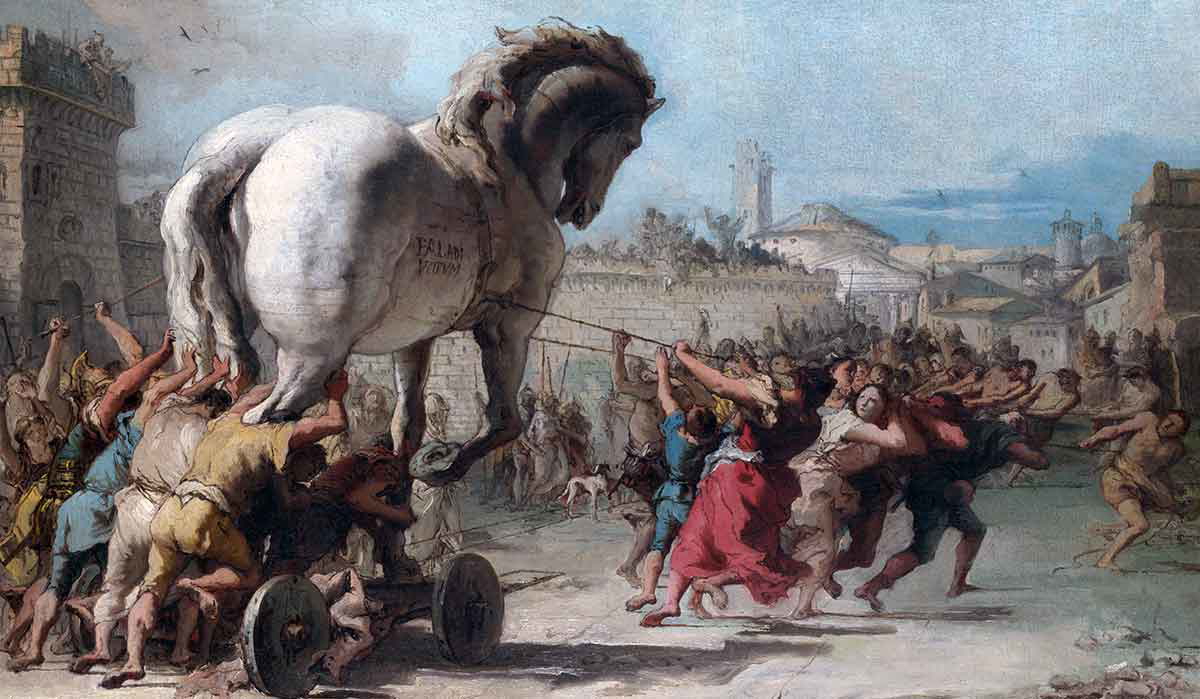Trojan HorseGiovanni Domenico Tiepolo 1760