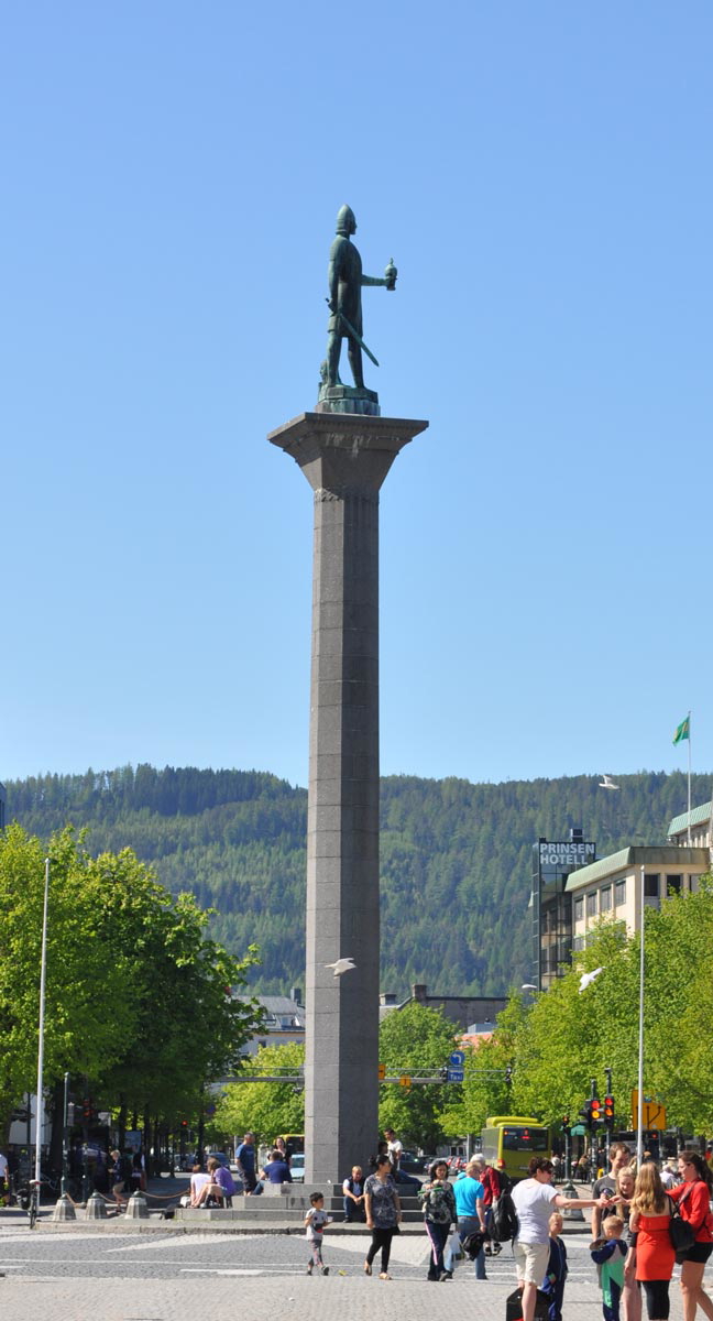 Trondheim Olaf Tryggvason monument